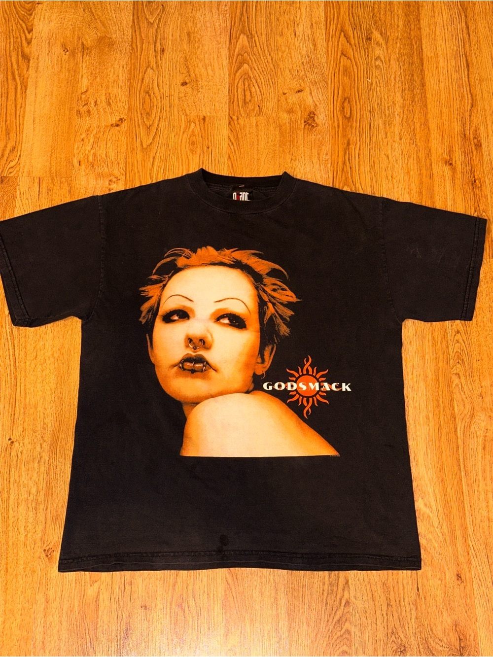 VTG 1998 GodSmack “Self Titled” Album Tee Size LARGE Y2K Band Nu Metal Rock Band